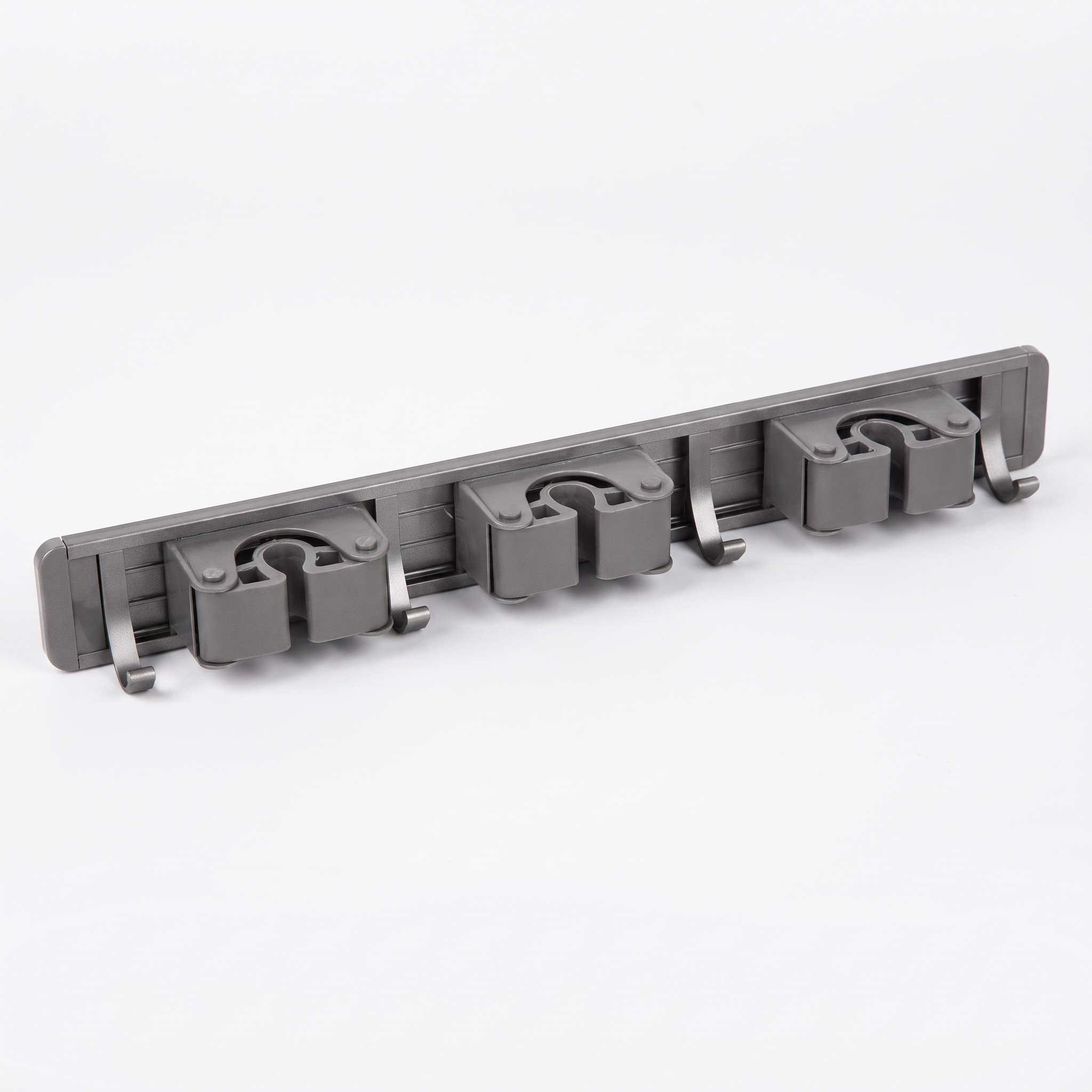 Perchero de pared 4 ganchos + 3 clips