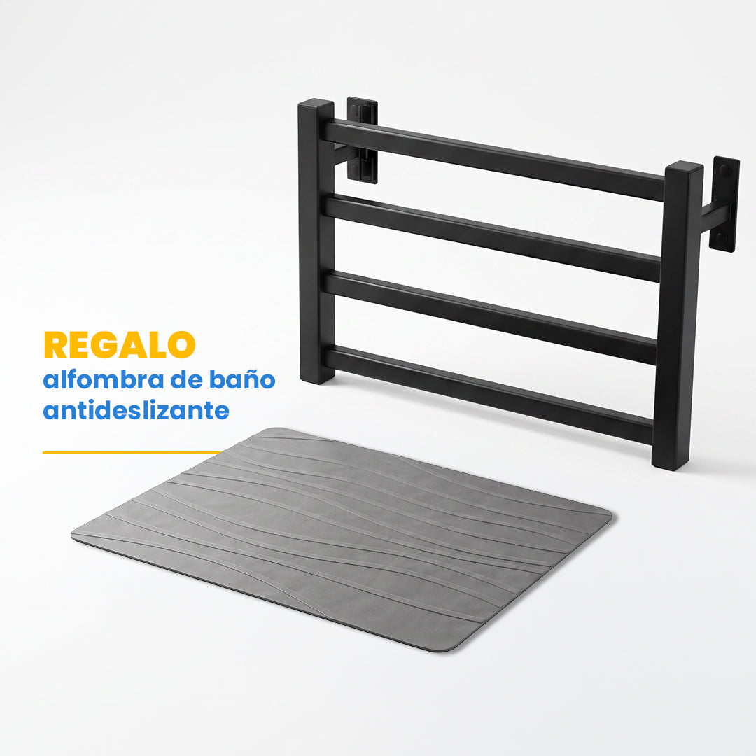 Toallero Eléctrico Inteligente Calentador de 4 Barras