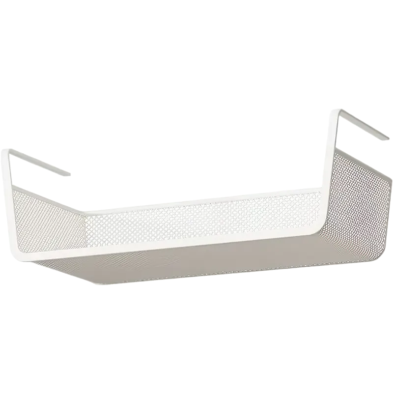 Cesta colgante para armario - blanco