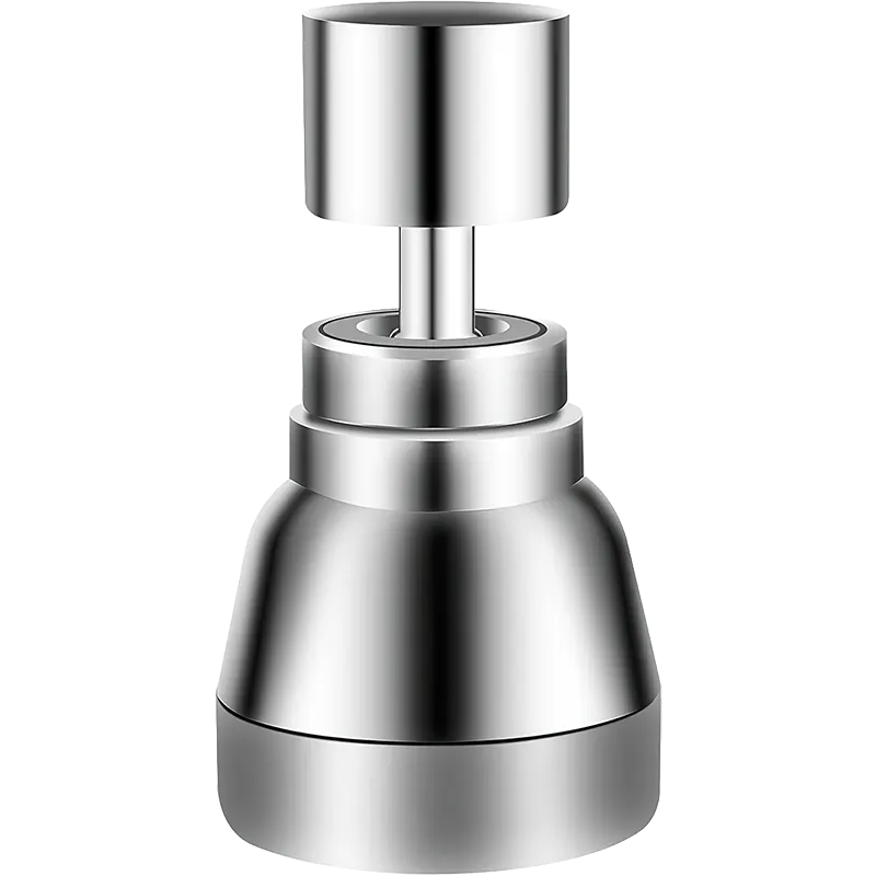Adaptador de caño giro 360 de acero inoxidable