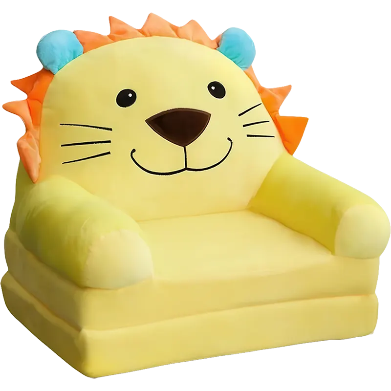 Sofá infantil con diseño de León