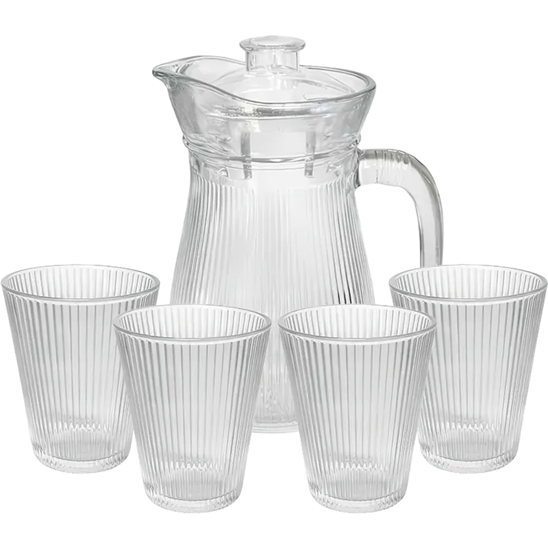 Set de jarra + vasos