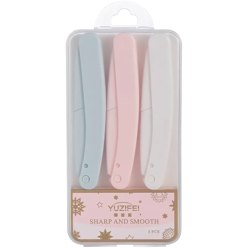 Set de 3 navajas para cejas