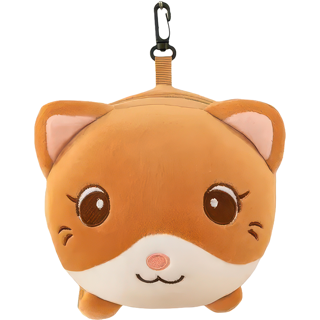 Máscara de ojos de peluche 2en1
