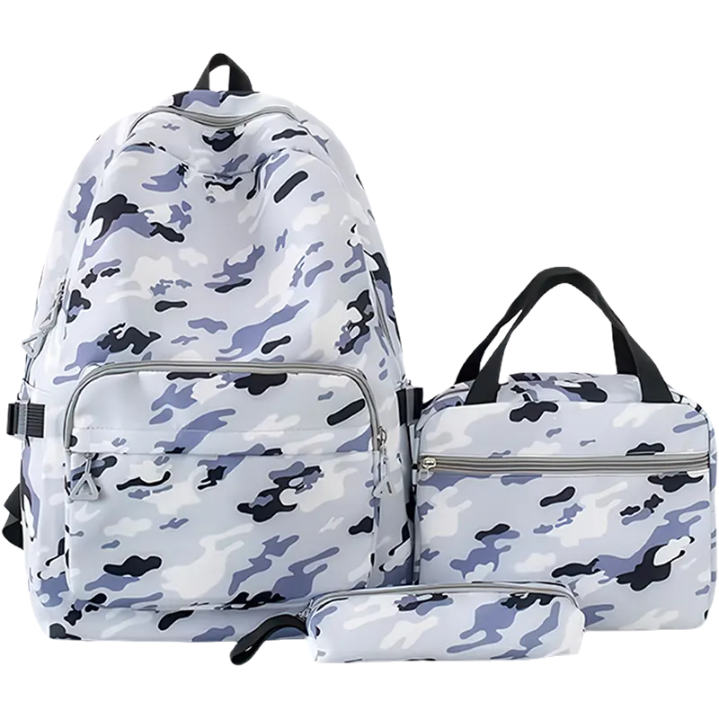 Juego de 3 piezas mochila (Plomo)