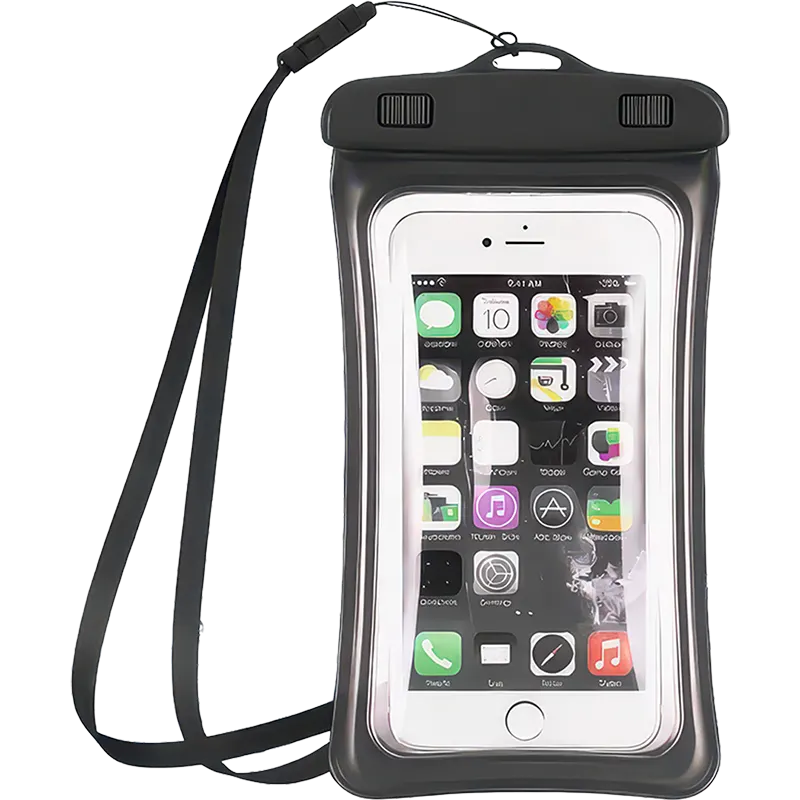 Protector impermeable de celular para baño