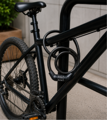 Cadena candado de bicicleta con clave