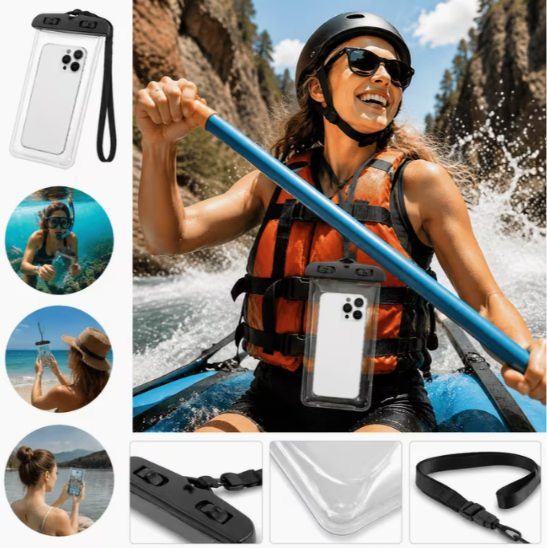 Bolsa impermeable acuático para celular