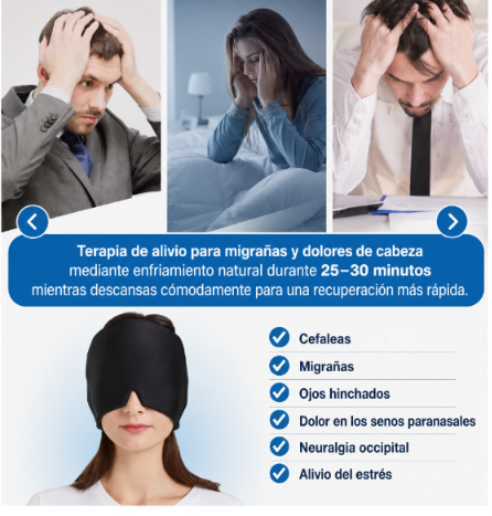 Gorro relajante para migraña - 1 capa