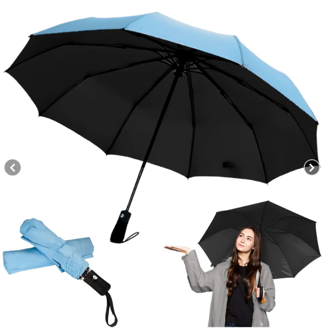 Sombrilla portatil de bolsillo con proteccion uv