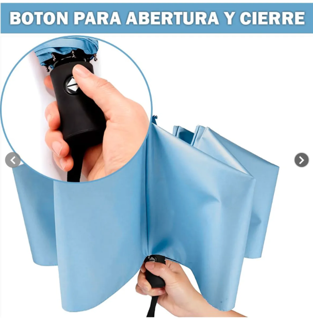 Sombrilla portatil de bolsillo con proteccion uv
