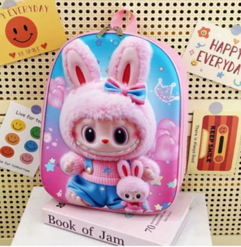 Mochila de conejita rosada