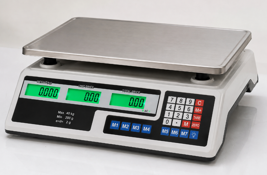 Balanza Digital Comercial 40 kg – Doble Pantalla  Ideal para bodegas, minimarkets, fruterías, carnicerías, tiendas y todo tipo de negocios.