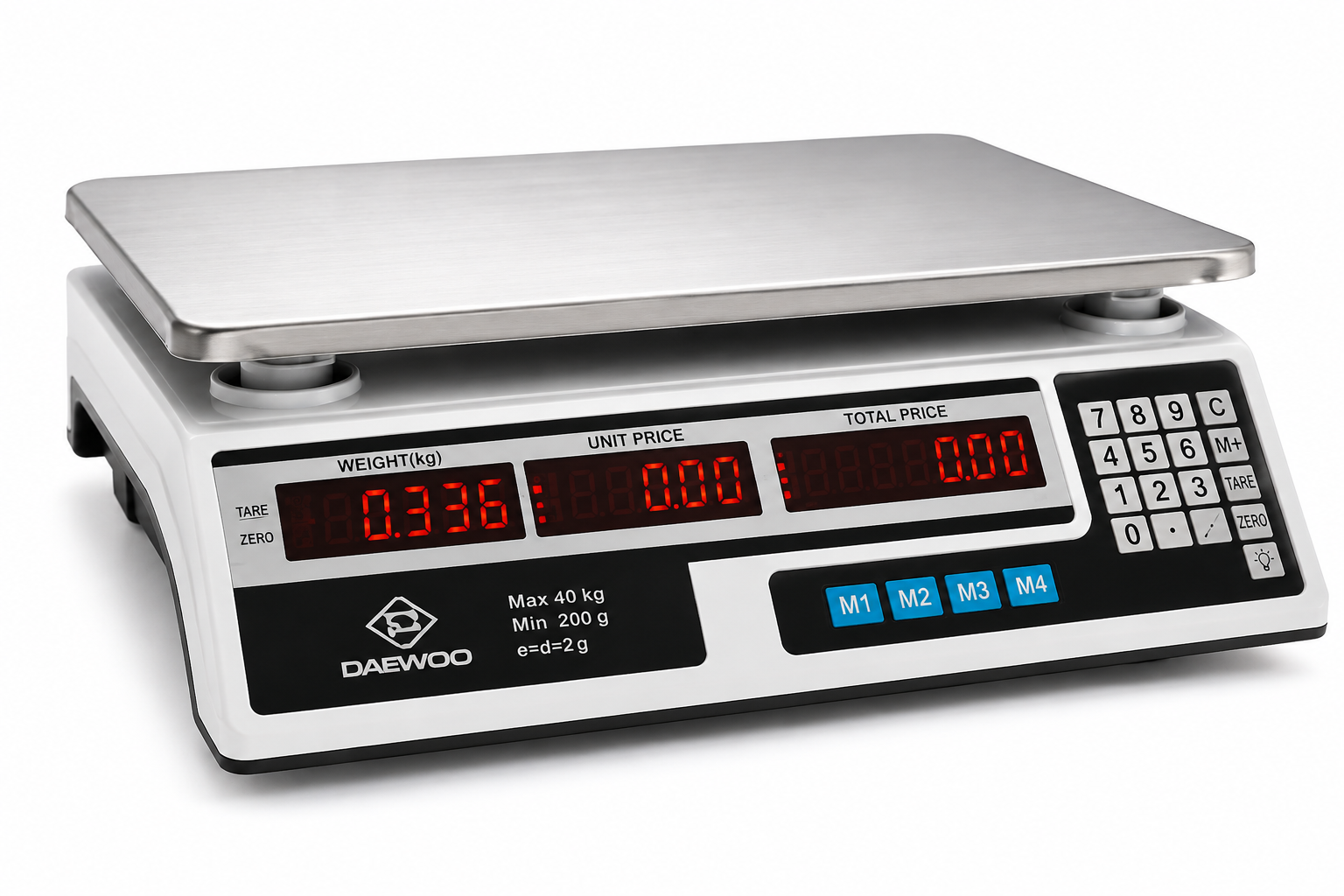 Balanza Digital Comercial 40 kg – Doble Pantalla  Ideal para bodegas, minimarkets, fruterías, carnicerías, tiendas y todo tipo de negocios.