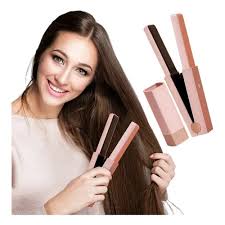 Mini plancha de cabello portátil